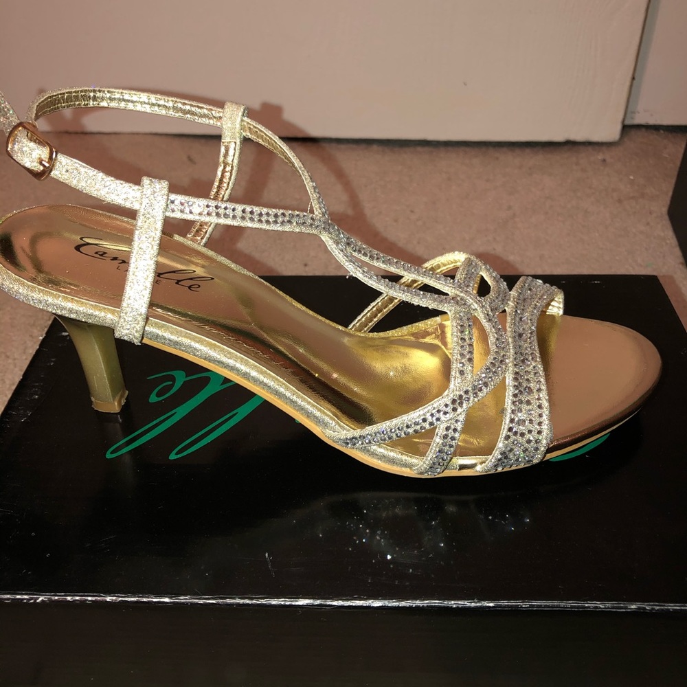 Gold heels